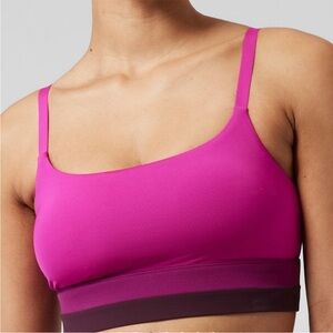 80 Athleta Coastline Bikini Top Fuchsia Pink Purple Size S Swim Athletic